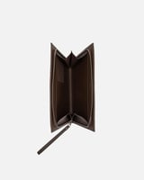 طقم فاخر شنطة وميدالية ومحفظة باللون البني