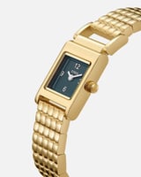 ساعة نسائية بسير ستيل بلون ذهبي