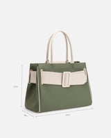 شنطة نسائية كلاسيك بلون أخضر