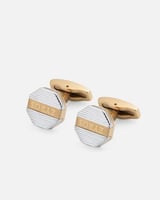 كبك رجالي مميز باللون الذهبي والفضي