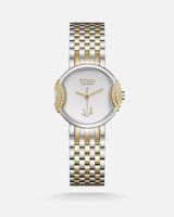 ساعة ثريا النسائية بلون ذهبي وفضي