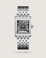 ساعة نجد الرجالية ستيل بلون فضي