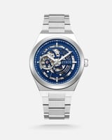 ساعة جاذبية الرجالية بلون فضي