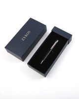 قلم رجالي جذاب بلون أسود ورمادي