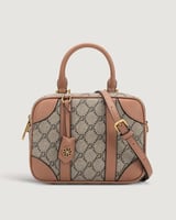 شنطة نسائية بتصميم أنيق بلون وردي