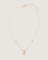 سلسال نسائي بتصميم مميز بلون ذهبي