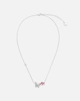 سلسال نسائي عصري بلون فضي