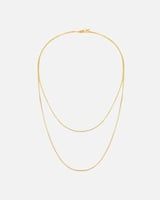 سلسال نسائي مميز باللون الذهبي