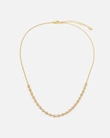 سلسال نسائي بتصميم مميز بلون ذهبي