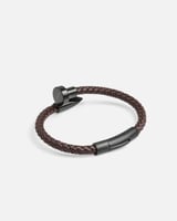 اسوارة رجالية رفيعة باللون البني