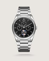 ساعة دِقة الرجالية ستيل بلون فضي