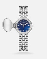 ساعة نسائية بسير ستيل بلون فضي