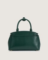 شنطة نسائية من الجلد الفاخر بلون أخضر