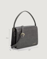 شنطة نسائية أنيقة بلون رمادي