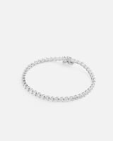 اسوارة نسائية بتصميم تنس باللون الفضي