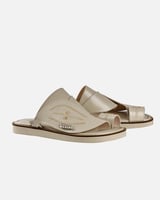 حذاء رجالي شرقي من الجلد الفاخر باللون السكري