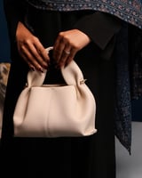 شنطة أمجاد النسائية جلد باللون البيج