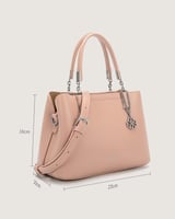 شنطة نسائية كلاسيك بلون وردي