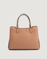 شنطة نسائية بتصميم كلاسيك بلون بني