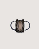 شنطة نسائية متوسطة الحجم بلون كحلي