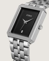 ساعة مرسى الرجالية بلون فضي