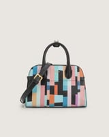 شنطة زهر النسائية جلد بلون أسود