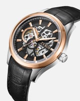 ساعة سيف الرجالية بلون أسود