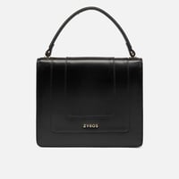 شنطة نسائيه من الجلد باللون الأسود بتصميم عصري | Z...