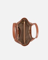 شنطة نسائية بحجم صغير لكل يوم بلون بني