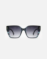 نظارة شمسية نسائية بتصميم عصري بلون بني