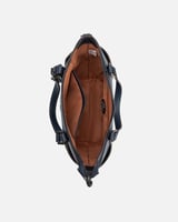 ‎ شنطة نسائية من الجلد بلون أزرق