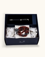 بوكس هدية رجالية قلم و سبحة بتصميم مميز