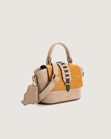 شنطة نسائية بحجم صغير بلون بيج