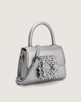 شنطة نسائية للمناسبات بلون فضي