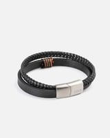 اسوارة رجالية كلاسيك باللون الأسود