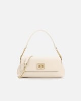 شنطة نسائية عملية باللون الأبيض