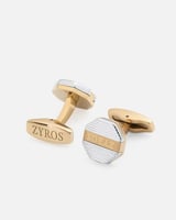 كبك رجالي مميز باللون الذهبي والفضي