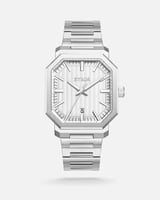 ساعة سراب الرجالية تعزز أناقتك بلون فضي