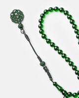 سبحة بكلايت بلون أخضر بتصميم أنيق