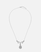 سلسال نسائي من الفضة بتصميم جذاب