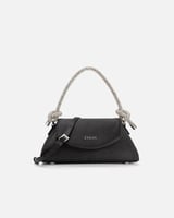 شنطة نسائية لمناسباتك بحجم متوسط باللون الأسود