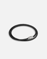 اسوارة بتصميم ملتف باللون الأسود