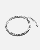 اسوارة نسائية بتصميم ناعم بلون فضي