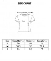 تي شيرت نسائي من القطن باللون الأسود