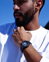 ساعة رجالية ستيل بلون رمادي