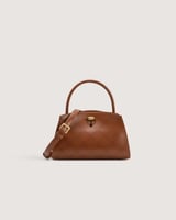 شنطة بيلسان النسائية بحجم متوسط بلون بني.