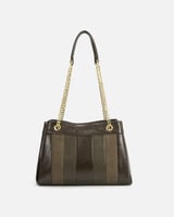 ‎ شنطة نسائية كلاسيكية بلون بني