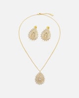 هدية نسائية مميزة ساعة وطقم زركون