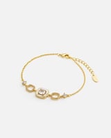 اسوارة نسائية بتصميم فاخر بلون ذهبي