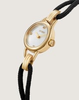 بوكس ساعة قصة النسائية بلون ذهبي